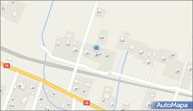 Pisarowce, Pisarowce, 183, mapa Pisarowce