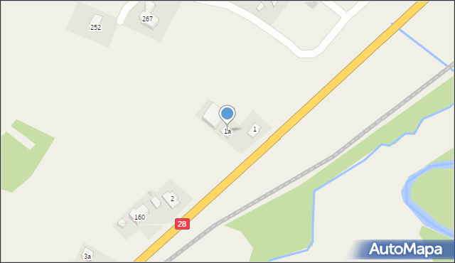Pisarowce, Pisarowce, 1a, mapa Pisarowce