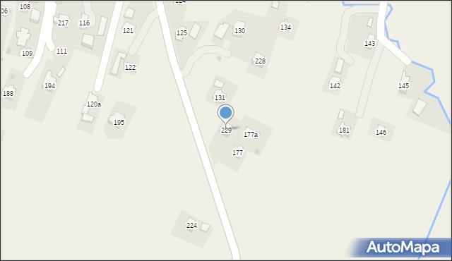 Pisarowce, Pisarowce, 229, mapa Pisarowce