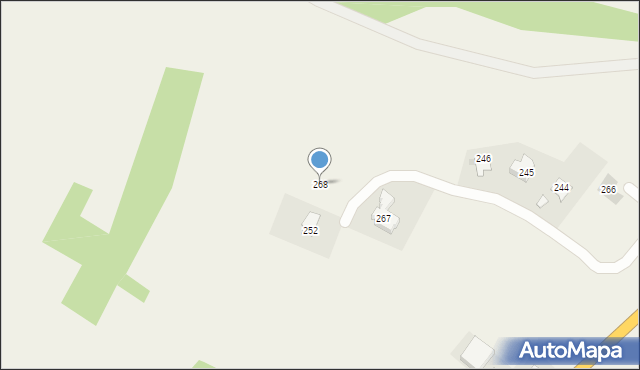 Pisarowce, Pisarowce, 268, mapa Pisarowce