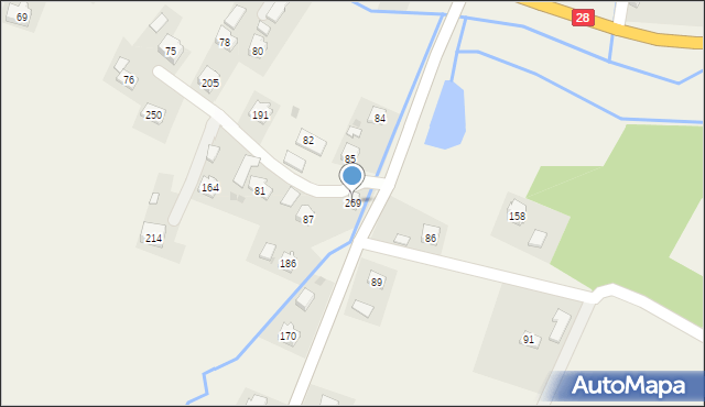 Pisarowce, Pisarowce, 269, mapa Pisarowce