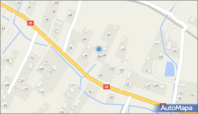 Pisarowce, Pisarowce, 33, mapa Pisarowce
