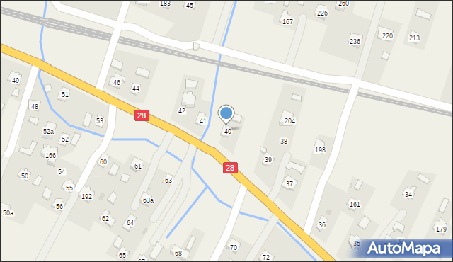 Pisarowce, Pisarowce, 40, mapa Pisarowce