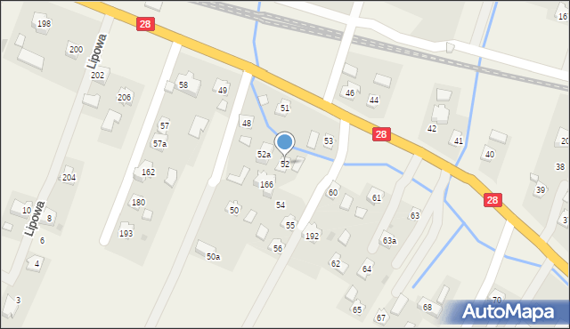 Pisarowce, Pisarowce, 52, mapa Pisarowce