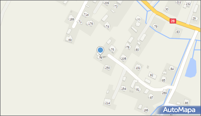 Pisarowce, Pisarowce, 76, mapa Pisarowce