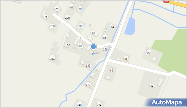 Pisarowce, Pisarowce, 87, mapa Pisarowce