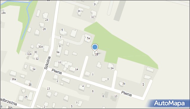 Pisarzowice, Piwna, 1d, mapa Pisarzowice