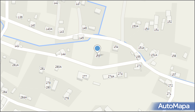 Pisarzowice, Pisarzowice, 153, mapa Pisarzowice