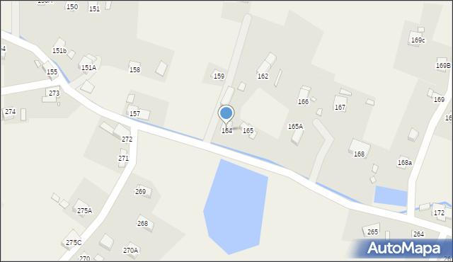 Pisarzowice, Pisarzowice, 164, mapa Pisarzowice