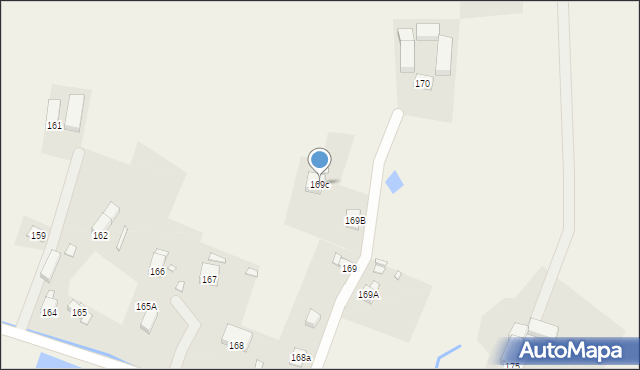 Pisarzowice, Pisarzowice, 169c, mapa Pisarzowice