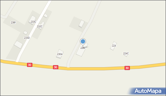 Pisarzowice, Pisarzowice, 228c, mapa Pisarzowice