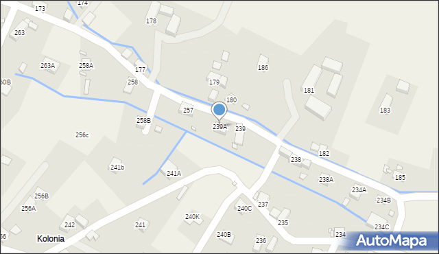 Pisarzowice, Pisarzowice, 239A, mapa Pisarzowice