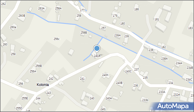 Pisarzowice, Pisarzowice, 241A, mapa Pisarzowice