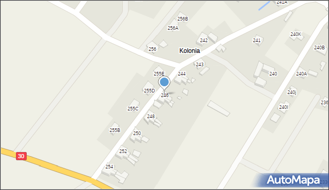 Pisarzowice, Pisarzowice, 246, mapa Pisarzowice