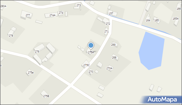 Pisarzowice, Pisarzowice, 275A, mapa Pisarzowice