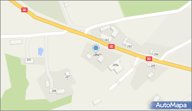 Pisarzowice, Pisarzowice, 295b, mapa Pisarzowice
