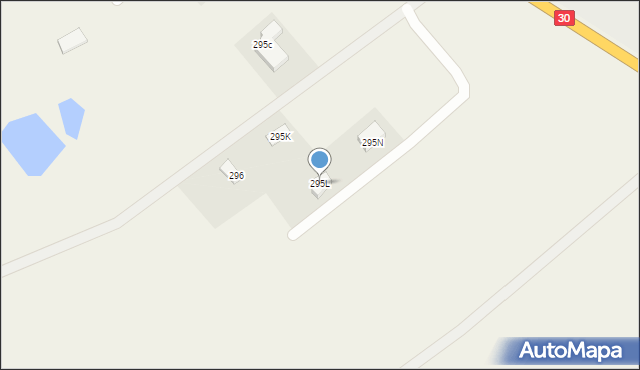 Pisarzowice, Pisarzowice, 295L, mapa Pisarzowice