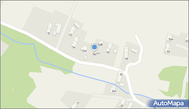 Pisarzowice, Pisarzowice, 54c, mapa Pisarzowice