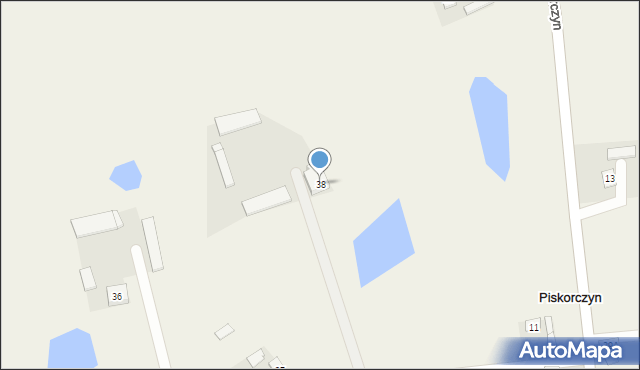 Piskorczyn, Piskorczyn, 38, mapa Piskorczyn