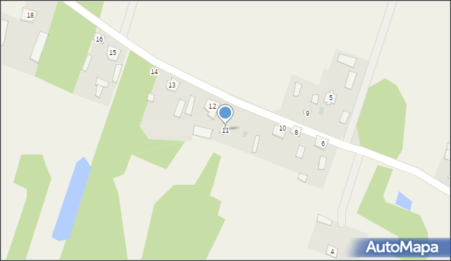 Piskornia, Piskornia, 11, mapa Piskornia