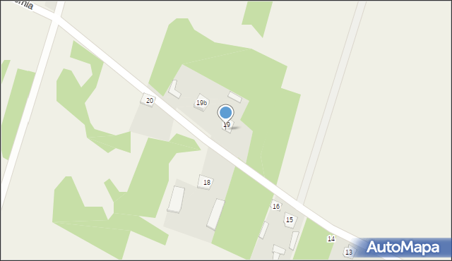 Piskornia, Piskornia, 19C, mapa Piskornia