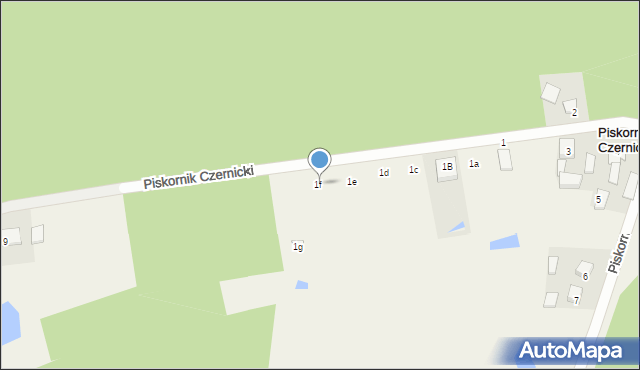 Piskornik Czernicki, Piskornik Czernicki, 1f, mapa Piskornik Czernicki