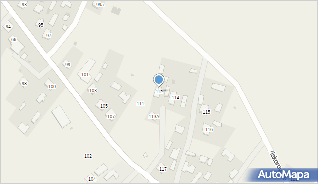 Piskorowice, Piskorowice, 112, mapa Piskorowice