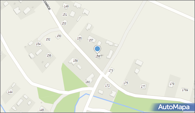 Piskorowice, Piskorowice, 159, mapa Piskorowice