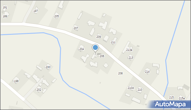 Piskorowice, Piskorowice, 206a, mapa Piskorowice