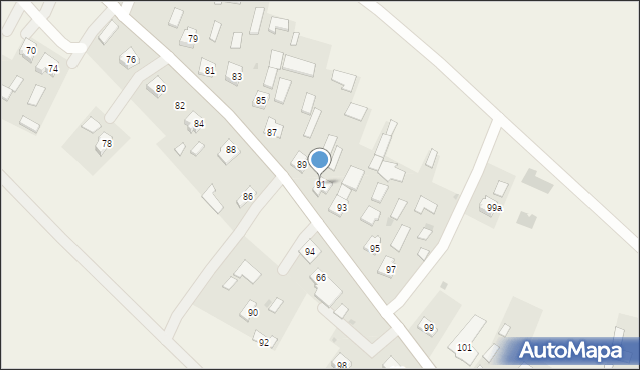 Piskorowice, Piskorowice, 91, mapa Piskorowice