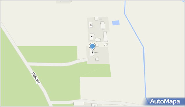 Piskory, Piskory, 6, mapa Piskory