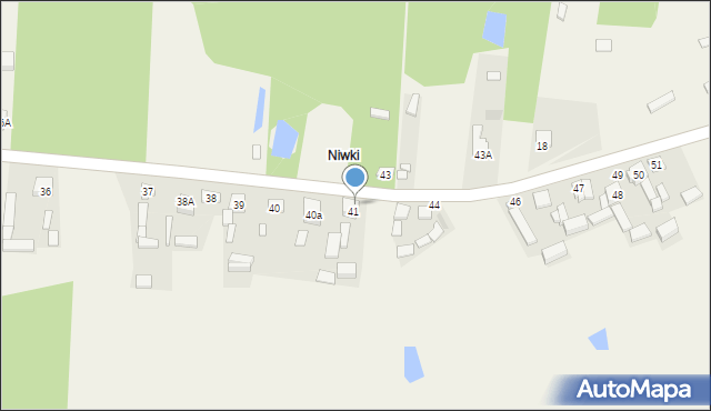 Piskorzeniec, Piskorzeniec, 42, mapa Piskorzeniec