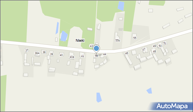 Piskorzeniec, Piskorzeniec, 56, mapa Piskorzeniec