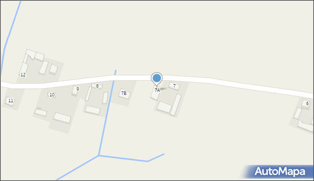 Piskrzyn, Piskrzyn, 7A, mapa Piskrzyn