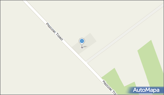 Piszczac Trzeci, Piszczac Trzeci, 4a, mapa Piszczac Trzeci