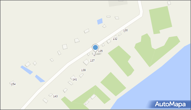 Piszewo, Piszewo, 136, mapa Piszewo