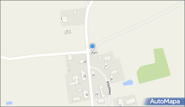 Piszewo, Piszewo, 27A, mapa Piszewo