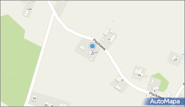 Piszkawa, Piszkawa, 10c, mapa Piszkawa