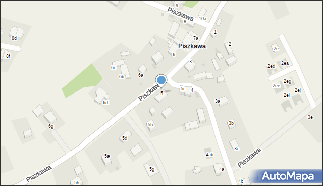 Piszkawa, Piszkawa, 5, mapa Piszkawa