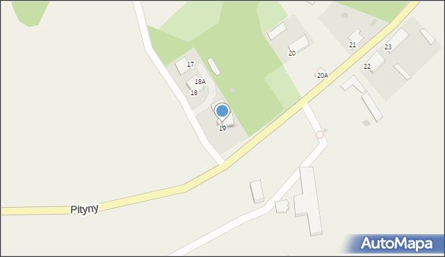 Pityny, Pityny, 19, mapa Pityny