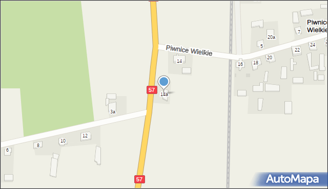 Piwnice Wielkie, Piwnice Wielkie, 14a, mapa Piwnice Wielkie