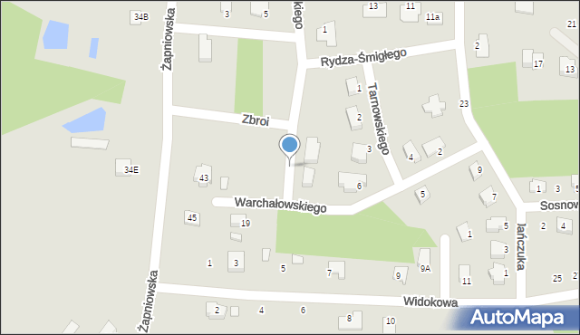 Połaniec, Piłsudskiego Józefa, marsz., 11, mapa Połaniec
