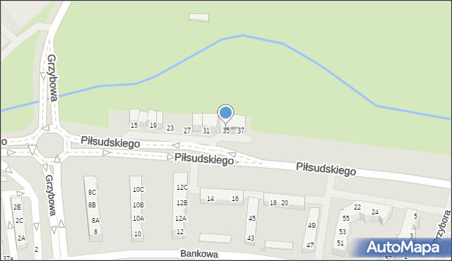 Police, Piłsudskiego Józefa, marsz., 35, mapa Police