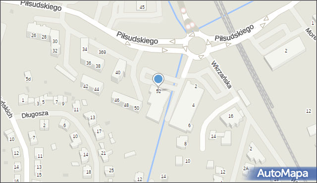 Police, Piłsudskiego Józefa, marsz., 52, mapa Police
