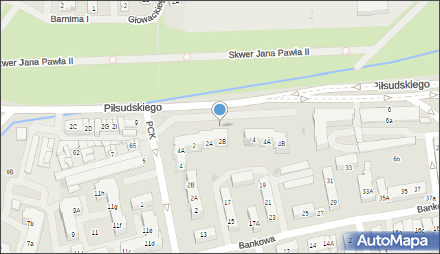 Police, Piłsudskiego Józefa, marsz., 7, mapa Police
