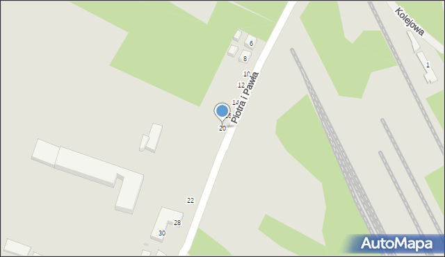 Police, Piotra i Pawła, 20, mapa Police