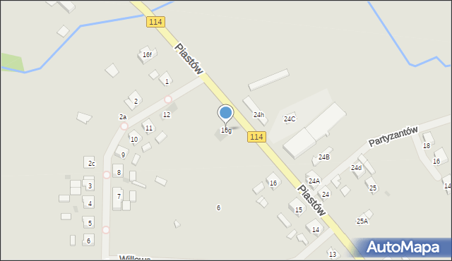 Police, Piastów, 16g, mapa Police