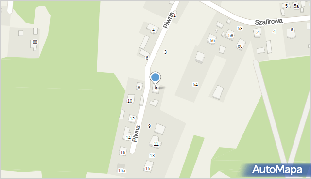Pólko, Piwna, 5, mapa Pólko