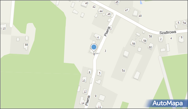 Pólko, Piwna, 6, mapa Pólko