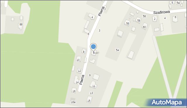 Pólko, Piwna, 7, mapa Pólko
